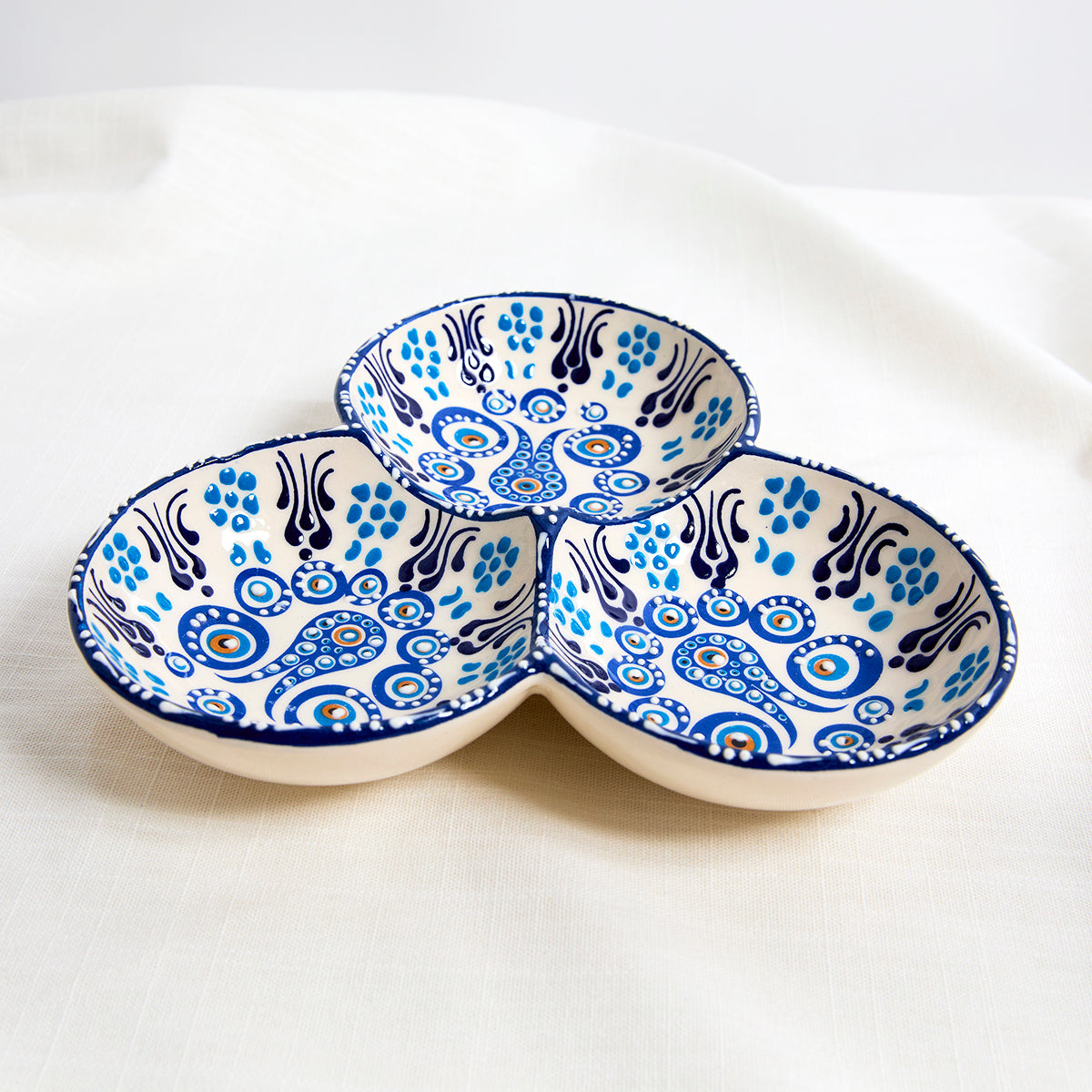 Turkish ceramic share plate (set of 3)