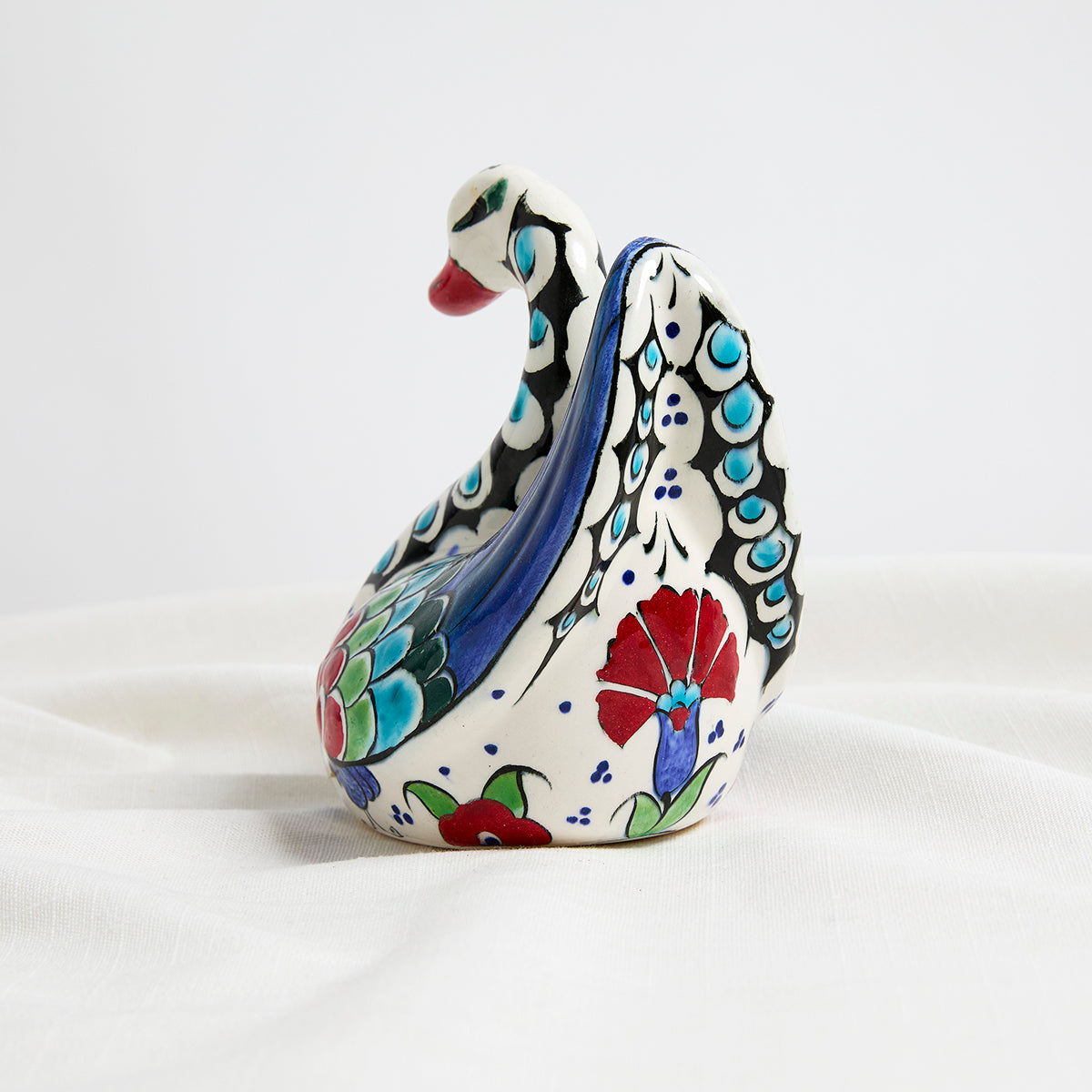 Ceramic swan