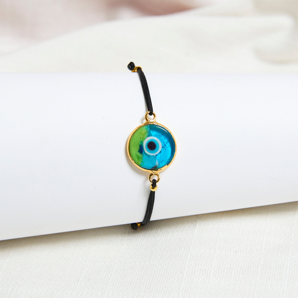 Evil eye rope bracelet