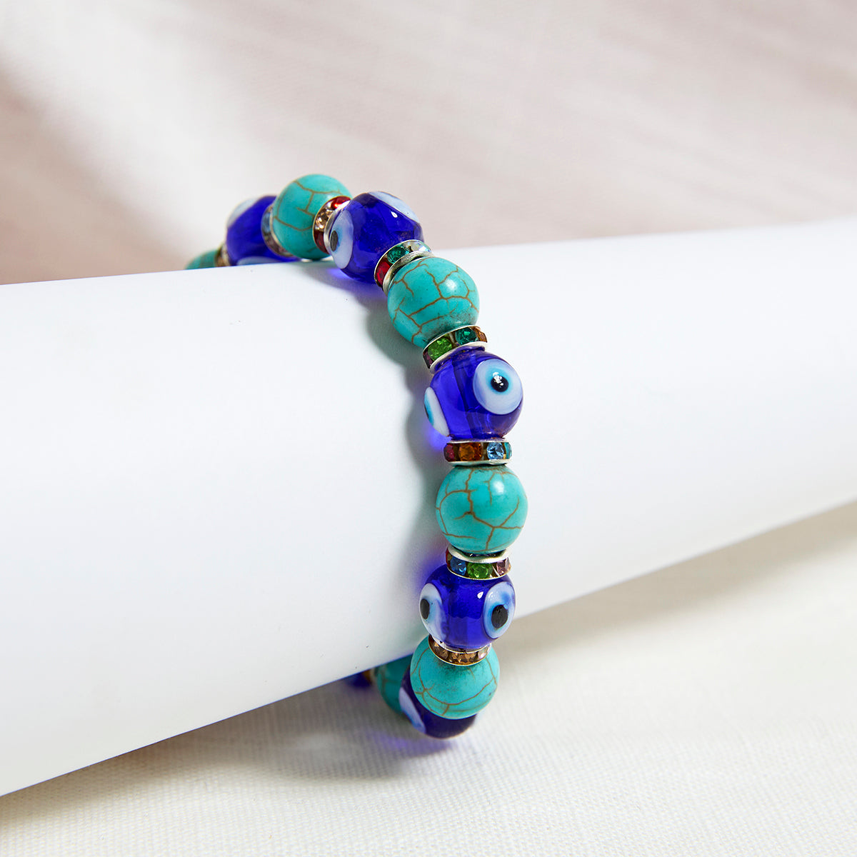 Evil eye beaded bracelet
