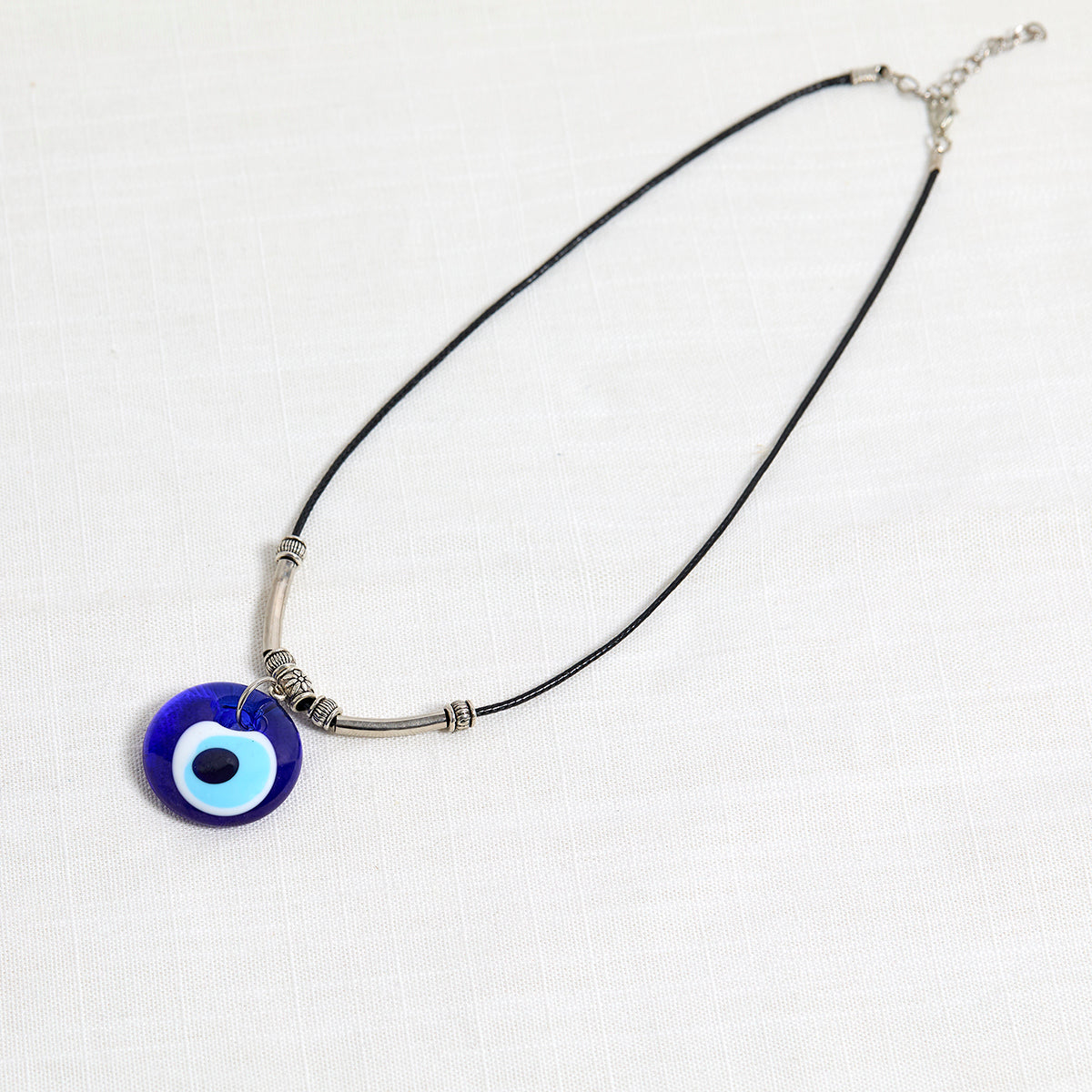 Evil eye rope necklace