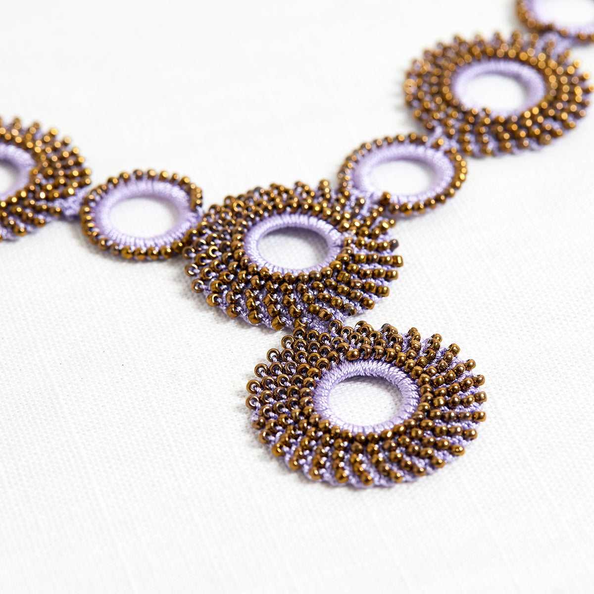 Handmade beaded necklace