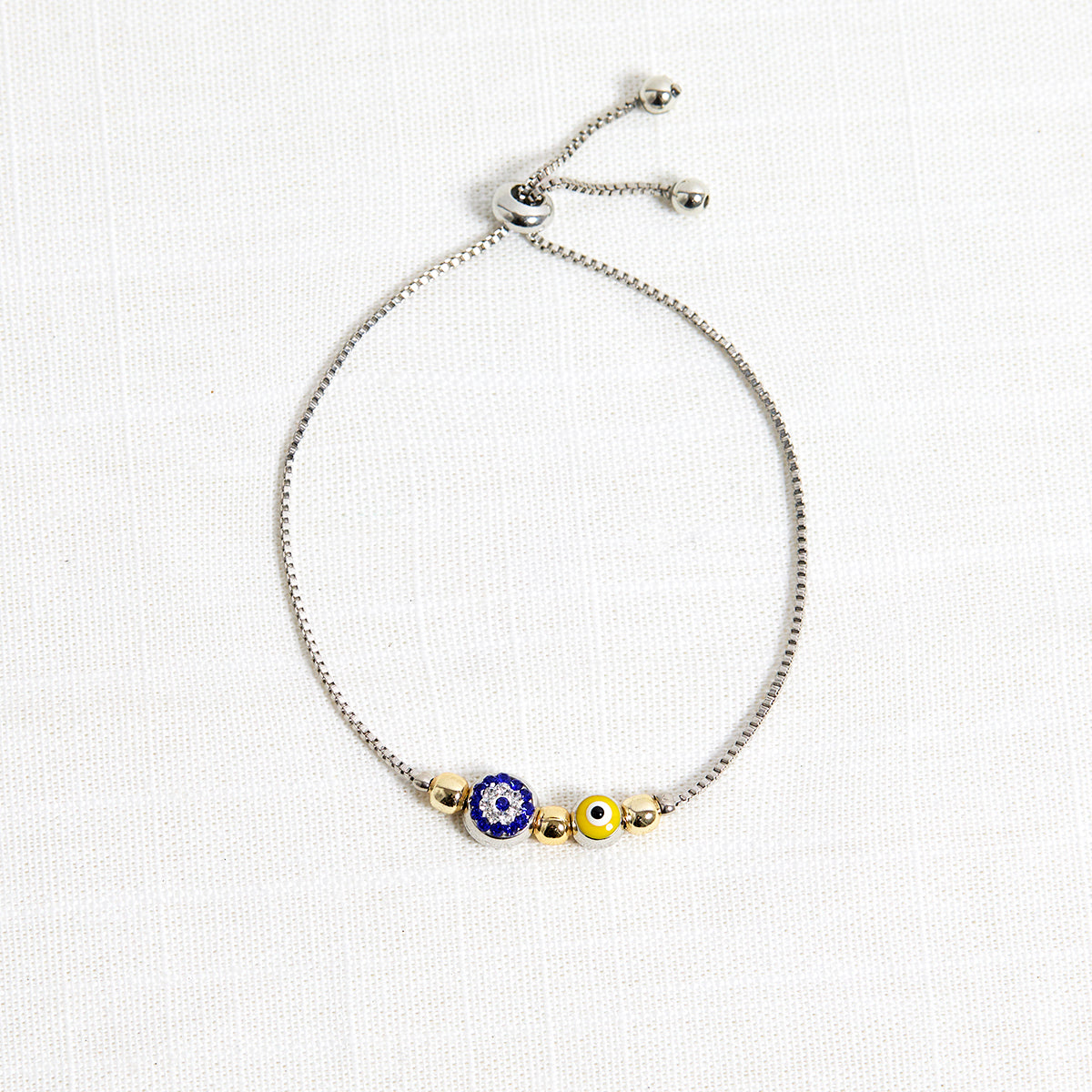 Adjustable Ottoman Evil Eye Bracelet