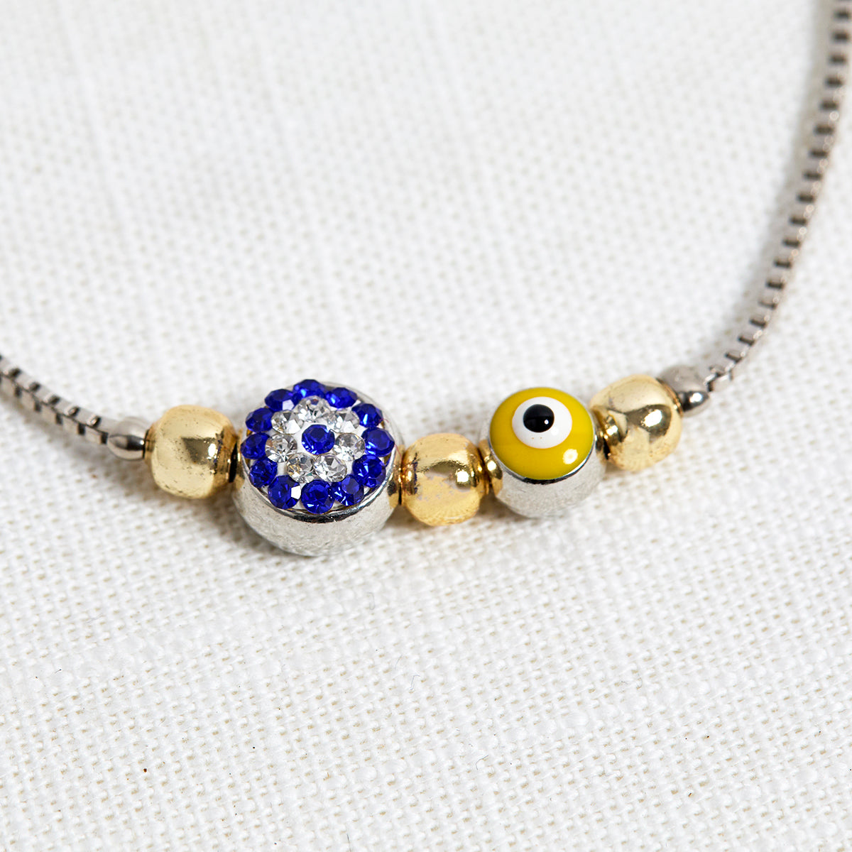 Adjustable Ottoman Evil Eye Bracelet