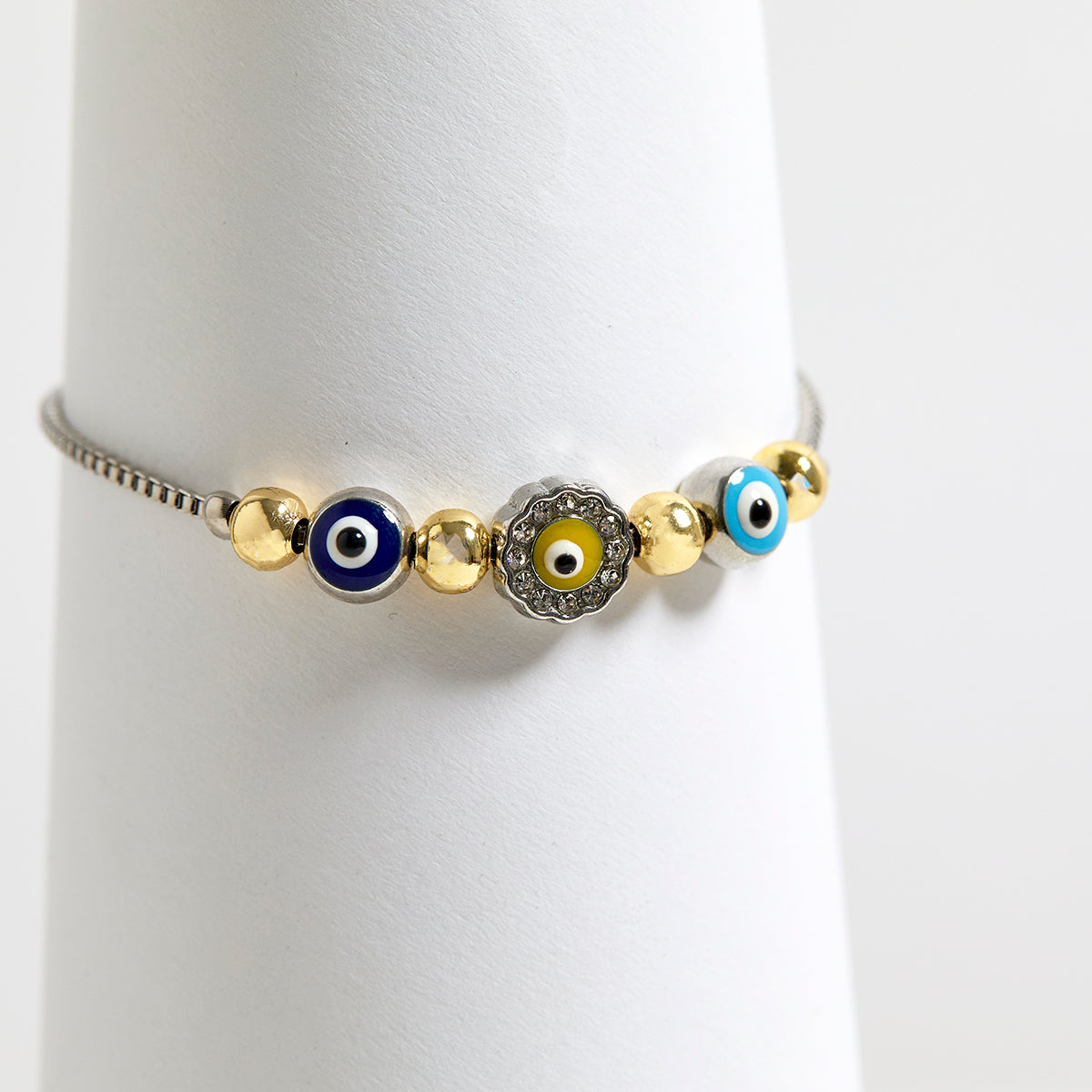 Adjustable Ottoman Evil Eye Bracelet