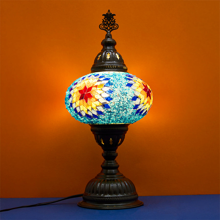 Mosaic Table Lamp - Large globe (No.3)