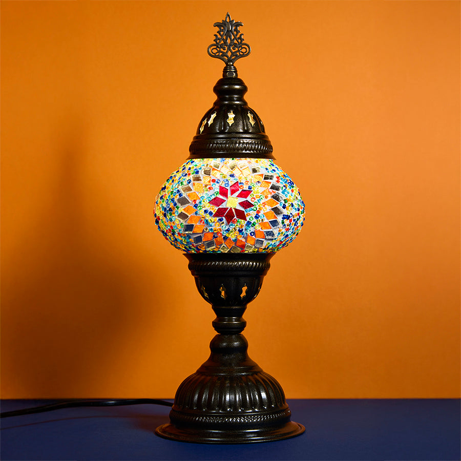 Mosaic table lamp - Medium globe (No.2)