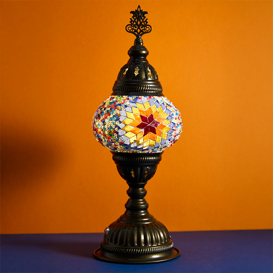 Mosaic table lamp - Medium globe (No.2)