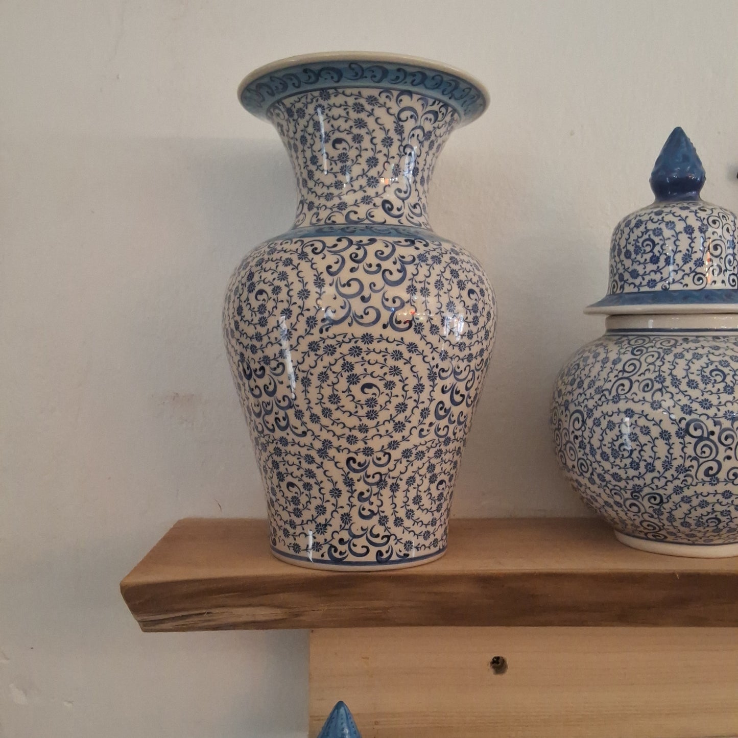 Blue "Halic" Iznik Vase