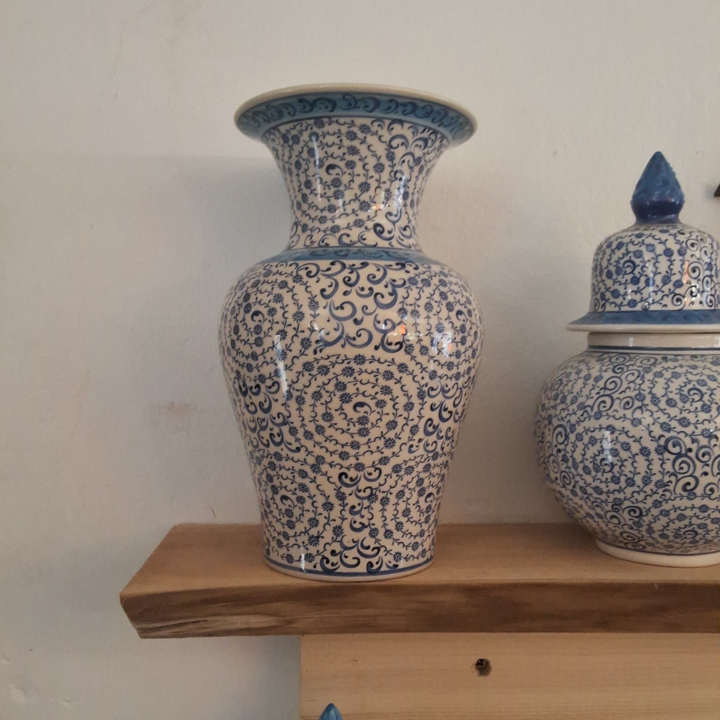 Blue "Halic" Iznik Vase