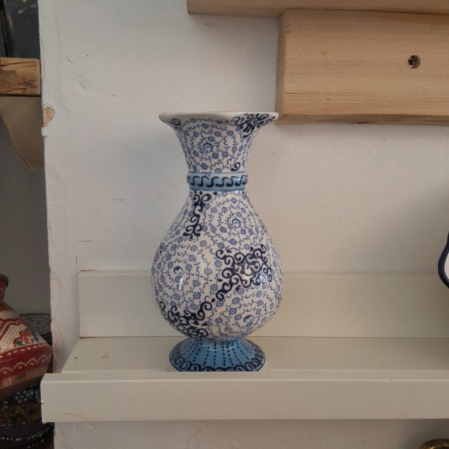 Blue "Halic" Iznik Vase
