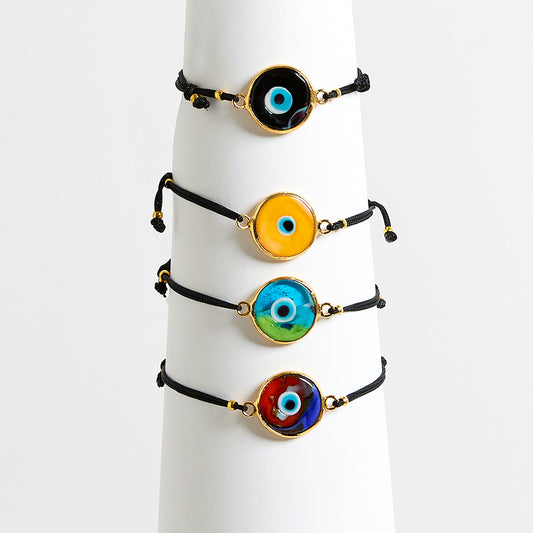 Evil eye rope bracelet