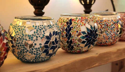 Mosaic Candle Holder Workshop