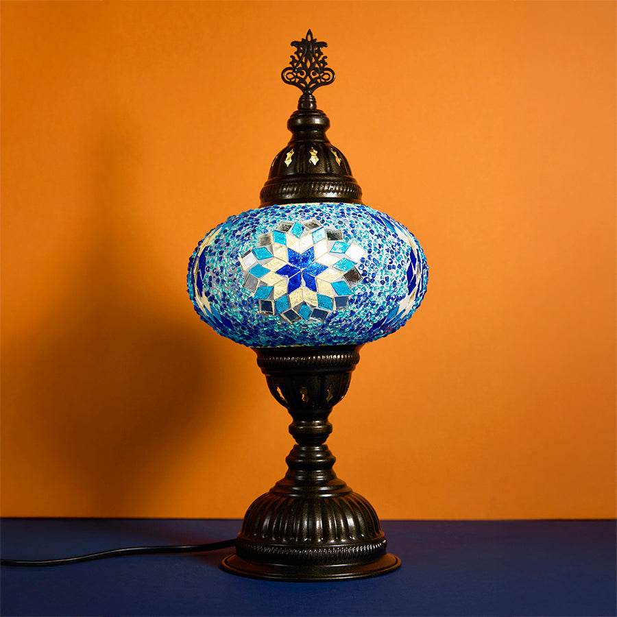 Mosaic Table Lamp - Large globe (No.3)