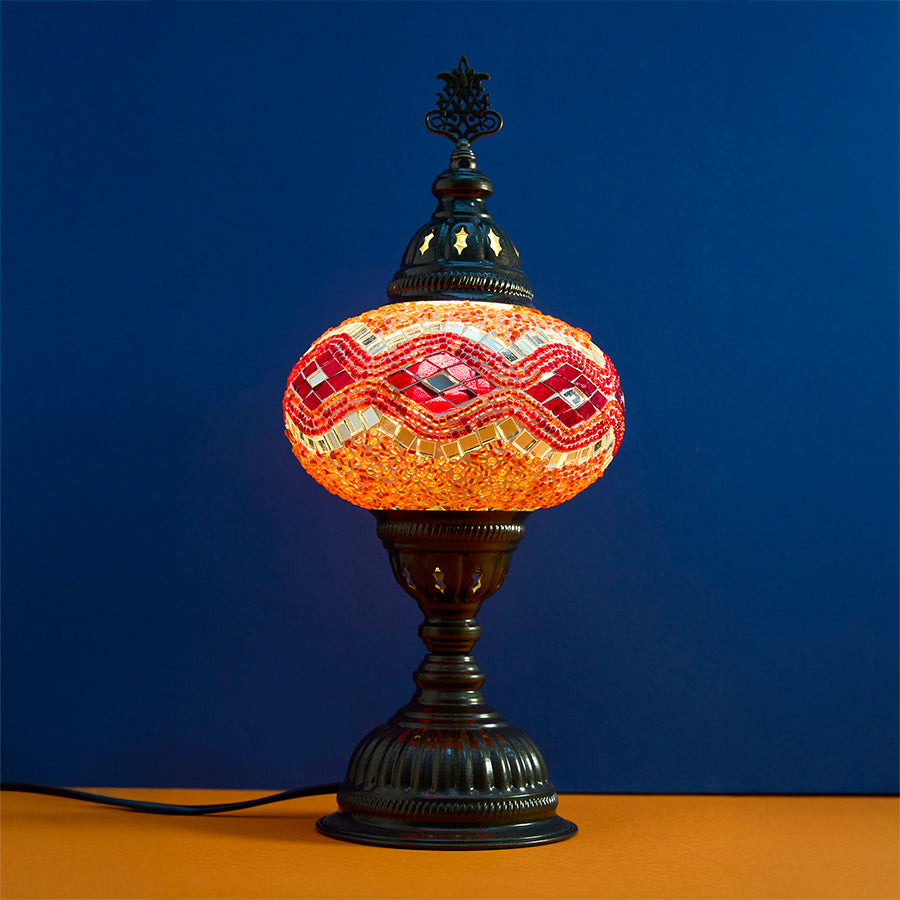 Mosaic Table Lamp - Large globe (No.3)