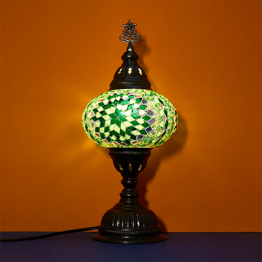 Mosaic Table Lamp - Large globe (No.3)