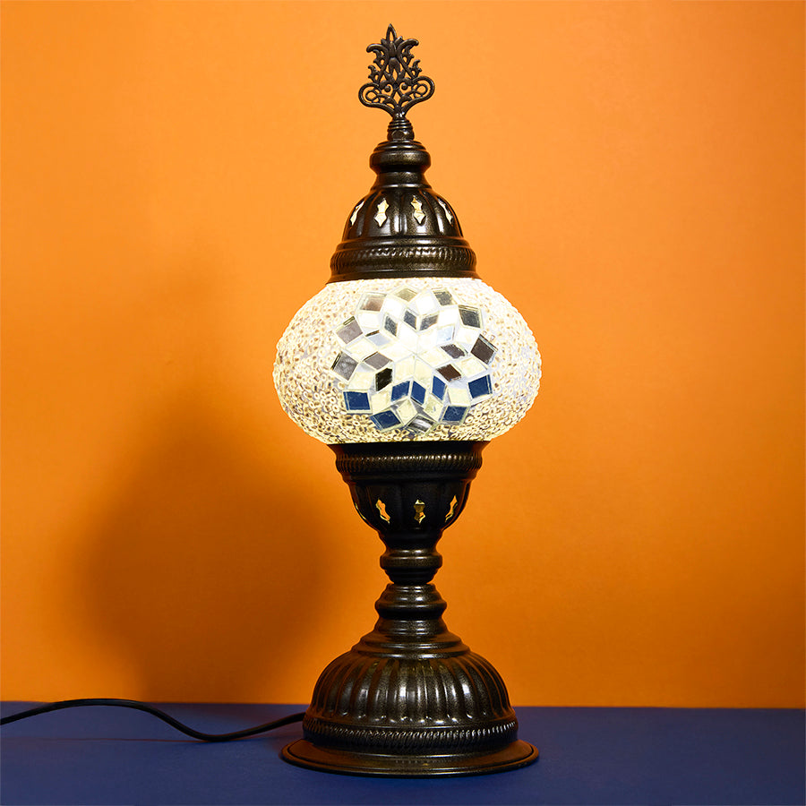 Mosaic table lamp - Medium globe (No.2)