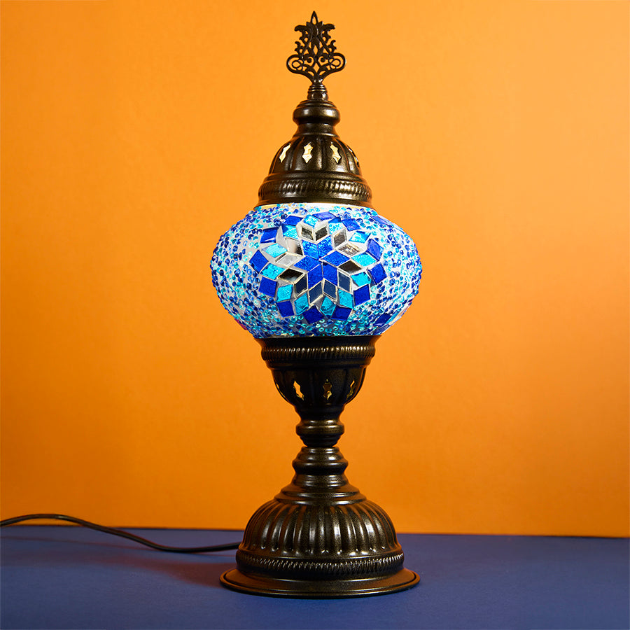 Mosaic table lamp - Medium globe (No.2)