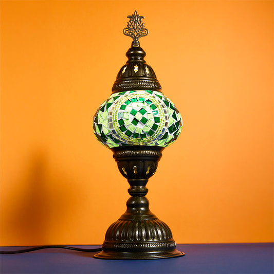 Mosaic table lamp - Medium globe (No.2)