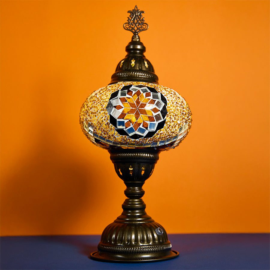 Mosaic Table Lamp - Large globe (No.3)