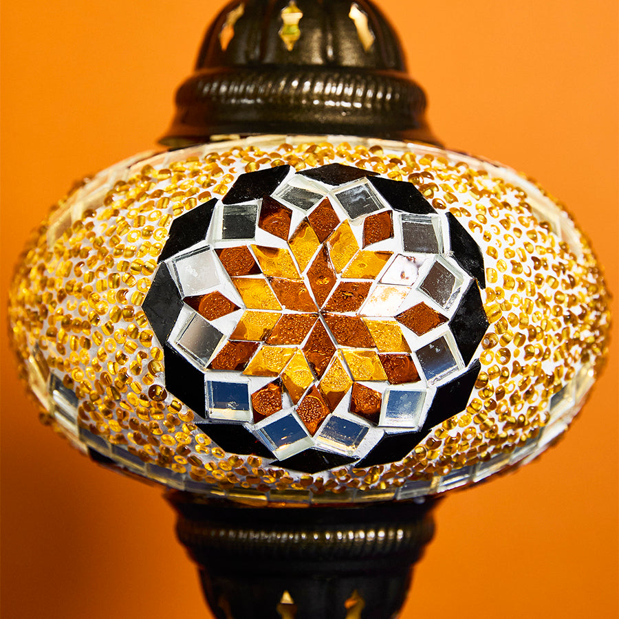 Mosaic Table Lamp - Large globe (No.3)